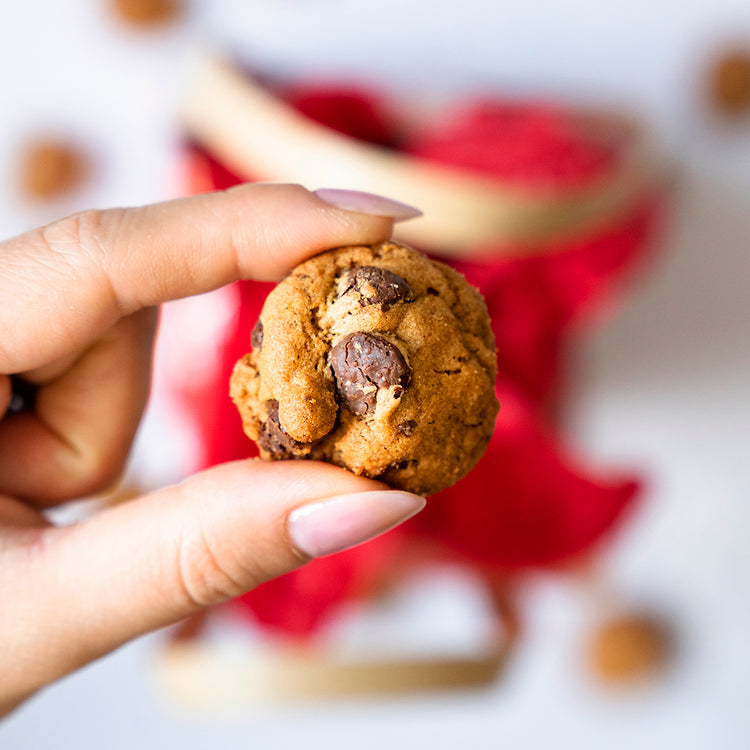 Lucky Cat bag of Mini Choc Chip Cookies