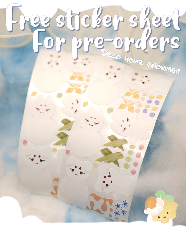 Build Your Snowmen Assorted Macaron Box