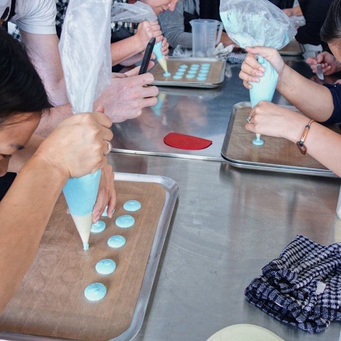 Peanut Butter & Belgian Milk Chocolate Macaron Class