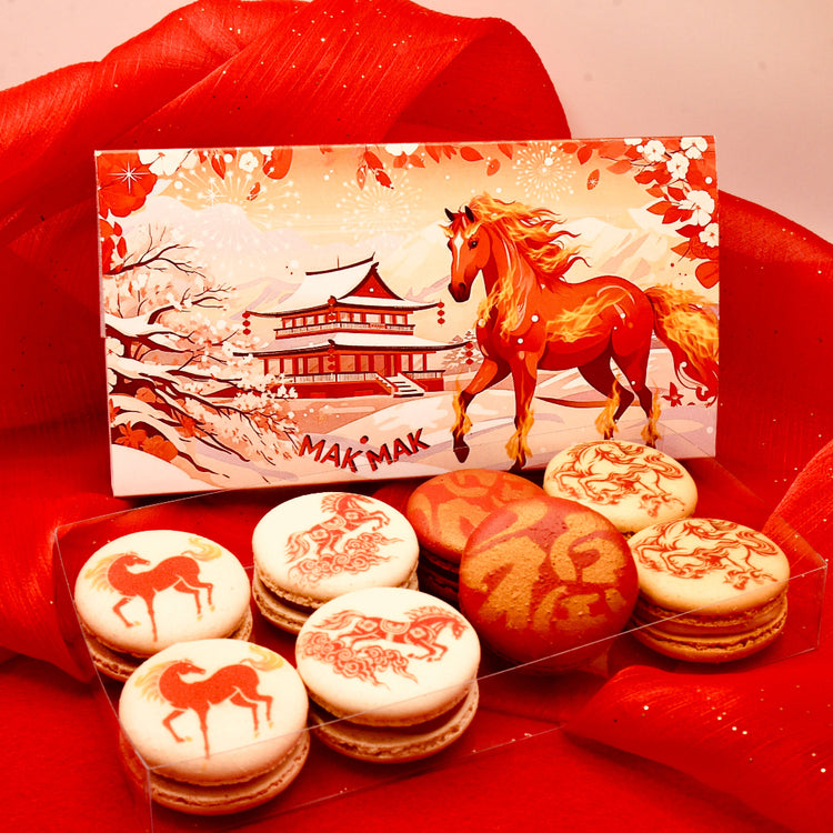 Box of 8 Year of the Horse Macarons