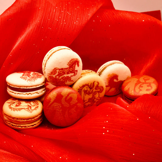 Box of 8 Year of the Horse Macarons