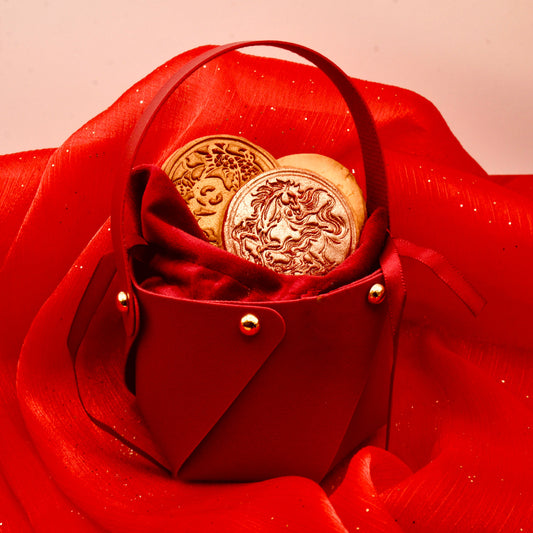 Red Fortune Bag of Lunar New Year Cookies