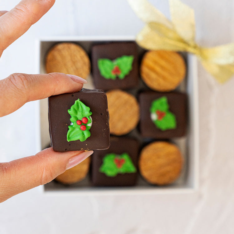 Box of 9 Christmas Chocolates