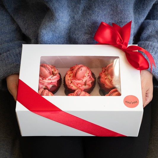 Mother's Day Red Velvet Cupcakes