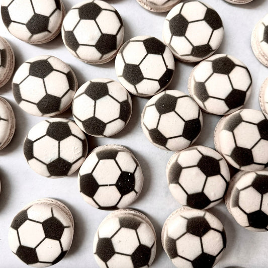 Soccer Ball Macarons