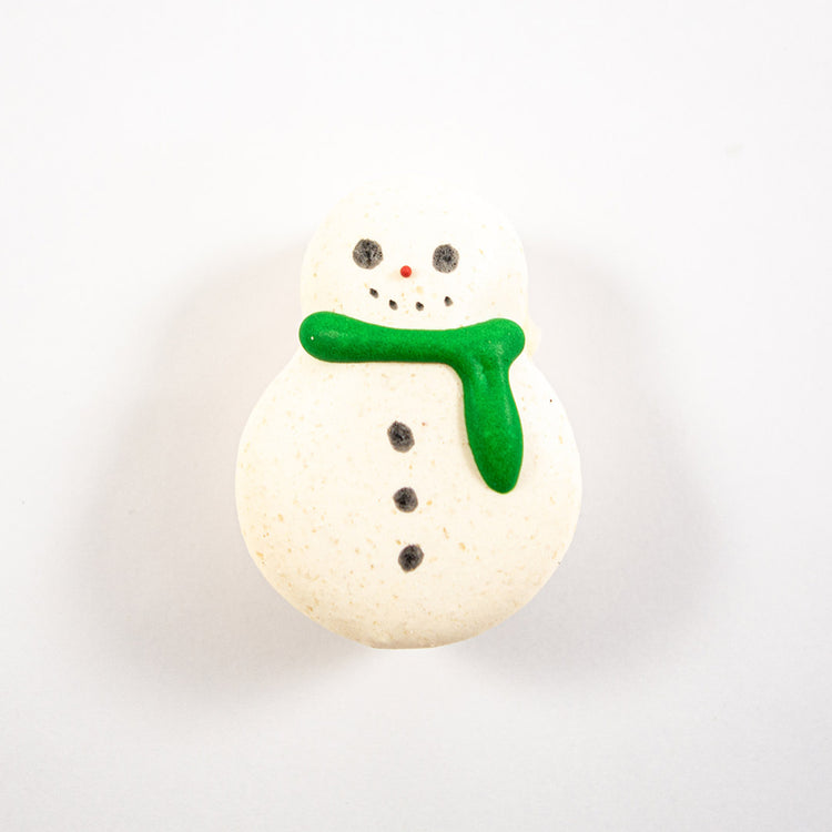 Snowmen macarons