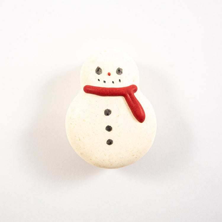 Snowmen macarons